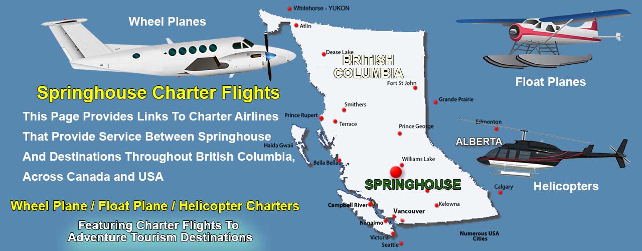 Springhouse BC Air Charter Directory